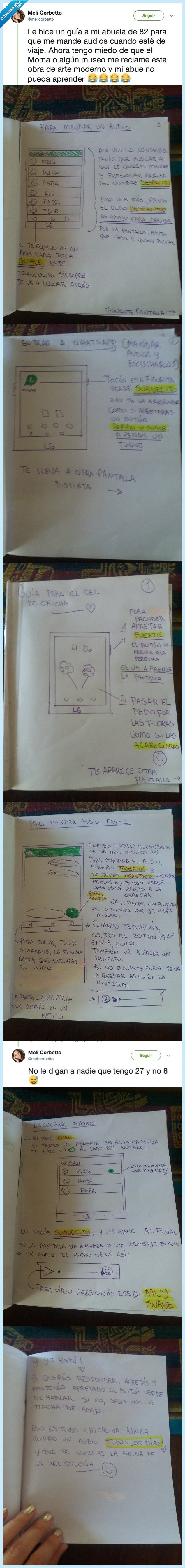 tutorial,abuela,enseñar