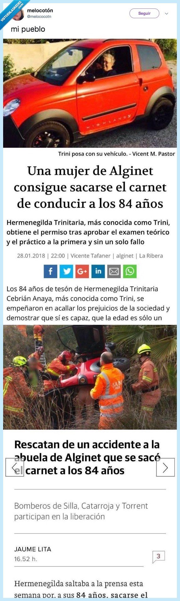 carnet,84 años,piñazo