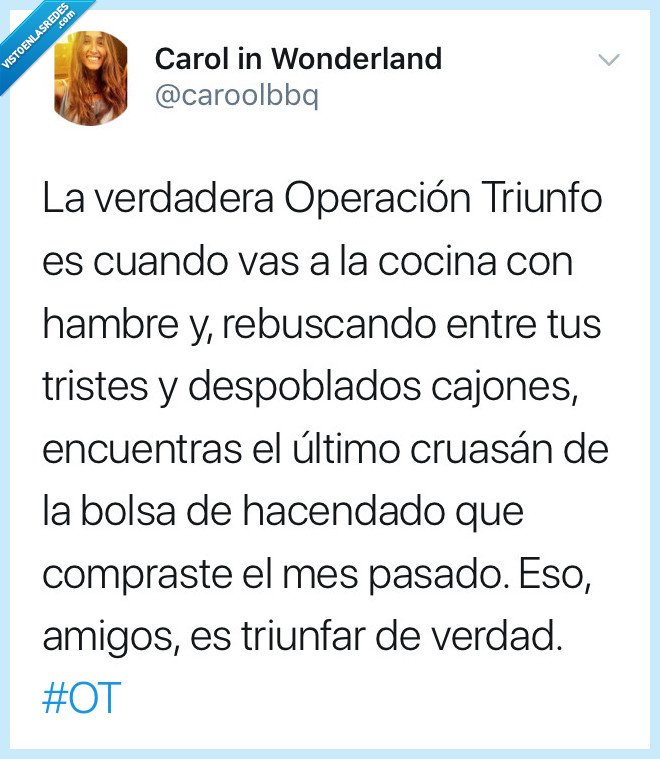 Operación,triunfo,ot,triunfar,estudiante,piso,cruasan,hambre