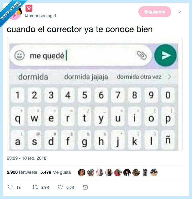 decir,corrector,conocer