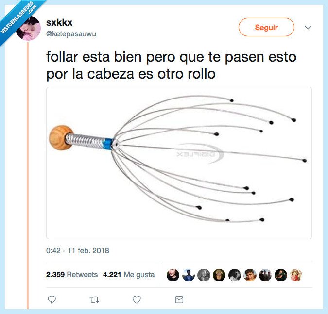 cosa para la cabeza,masaje,placer