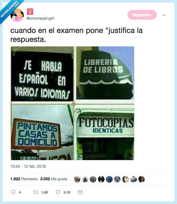 justificar,respuesta,examen