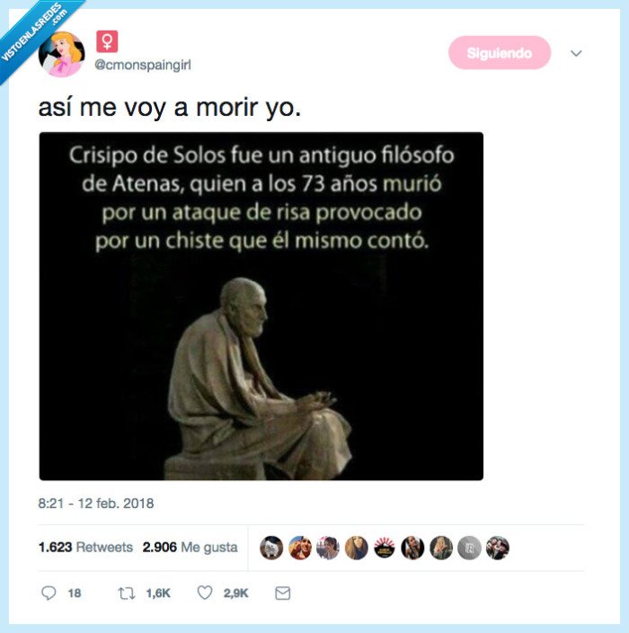 reír,chistes,morir,sola