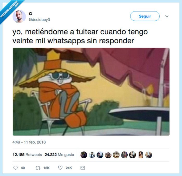 twittear,whatsapp,preguntar