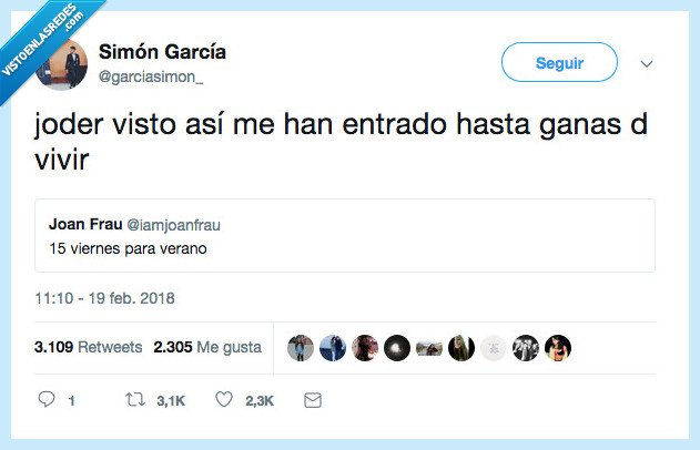 ganas de vivir,verano