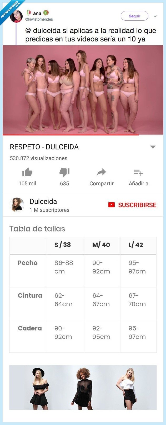 dulceida,body positive,hipocrita