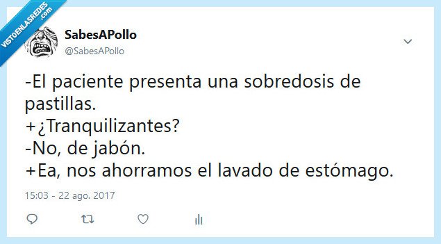 sobredosis,pastillas,jabón,tranquilizantes