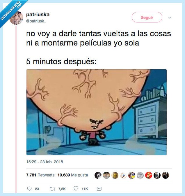 día a día,comerse la cabeza