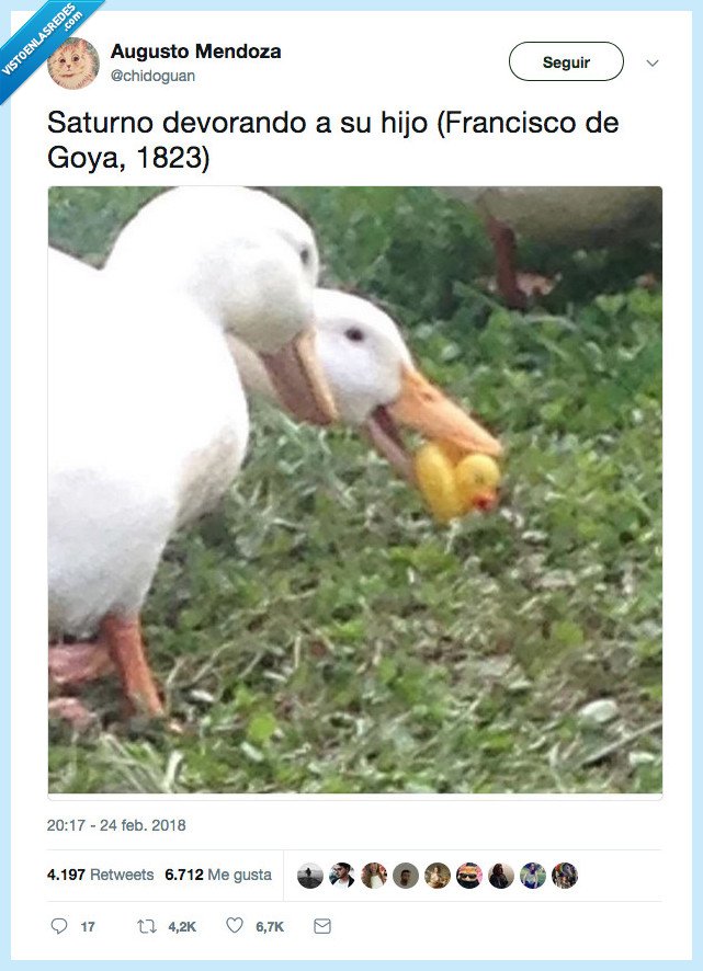 pato,saturno,goya