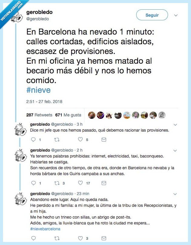 nevar,barcelona