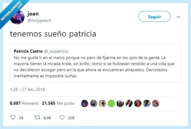 sueño,metro,twitter,poesia