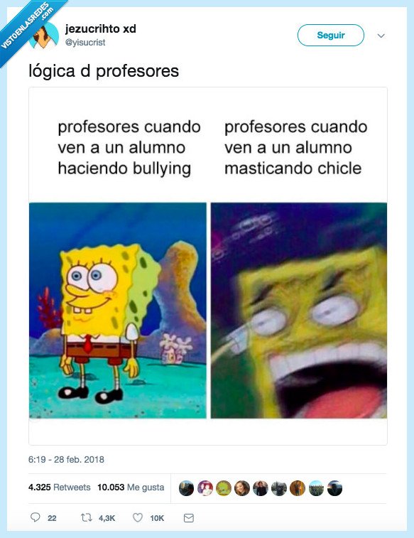 bob esponja,logica,profesor