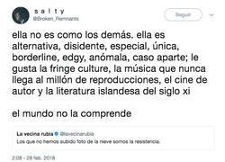 Enlace a Ella con su pelazo cree que es lo más