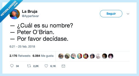 como te llamas,o una cosa o otra