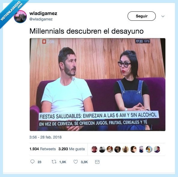 desayuno,millenials