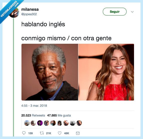 morgan,sofia ergara,inglés