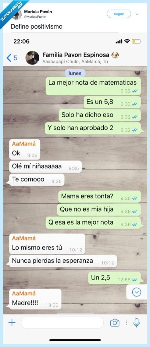 madre,matemm&aacute;ticas,optimismo