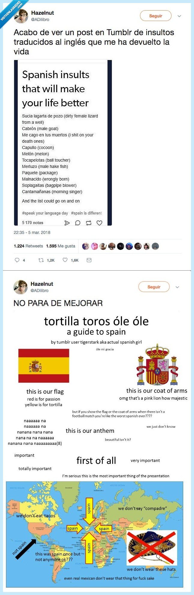 484092 - Los insultos en español se vuelven ridículos si los traducimos, por @ADilibro