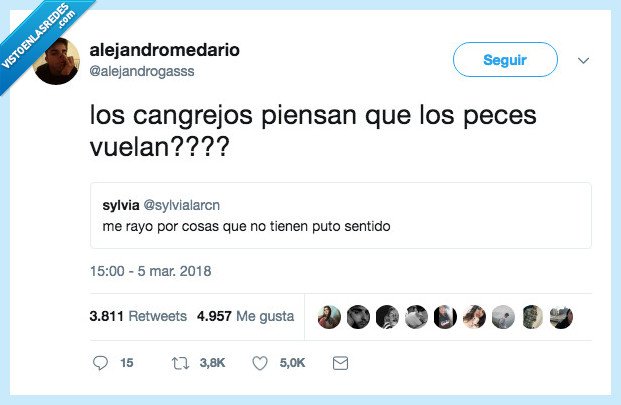 cangrejos,twitter,peces,mar,volar