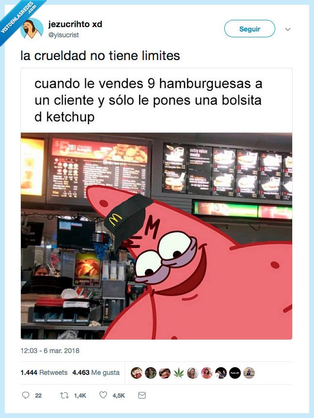 ctueldad,patricio,vender