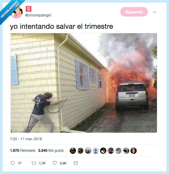intentando,salvar,trimestre,quemar