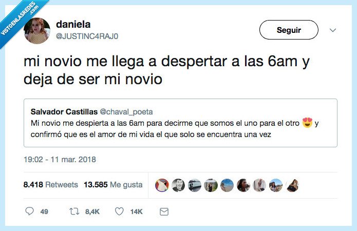 novia,despertar,novio,6 am