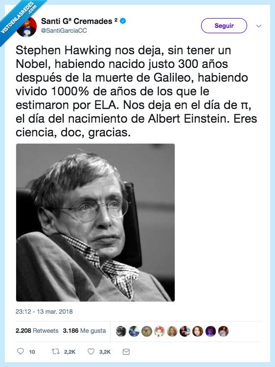 484532 - Stephen Hawking, por @SantiGarciaCC