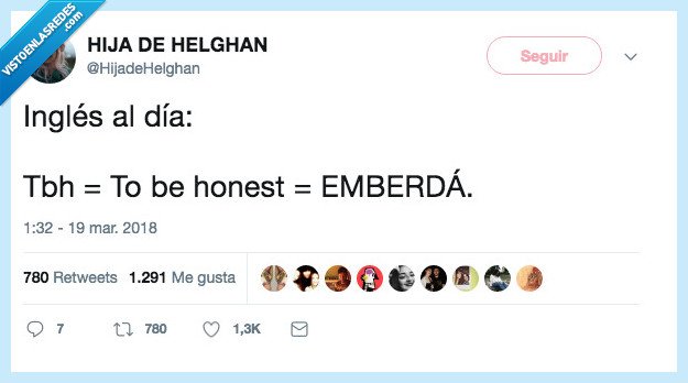 en verdad,inglés,molar