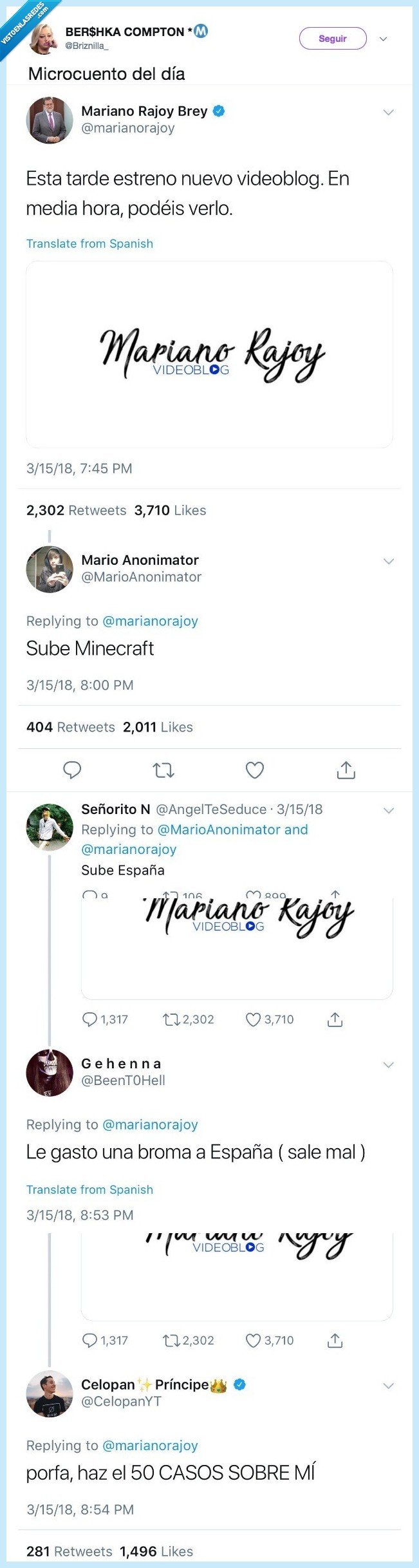 mariano rajoy,cuento del día