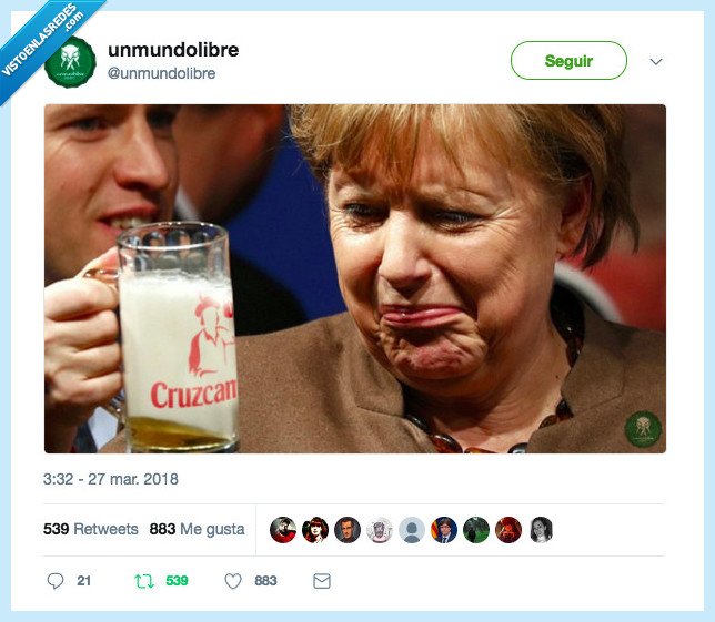 cruzcampo,beber,aguachirri,merkel