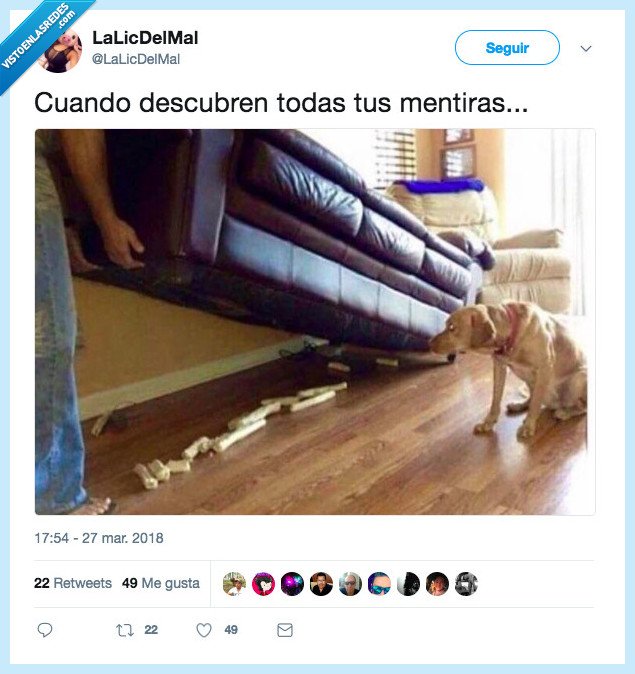mentrias,debajo del sofa