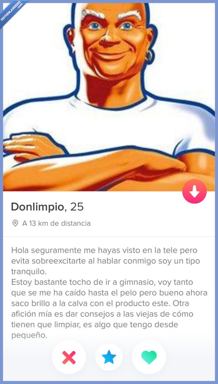 Don limpio,tinder