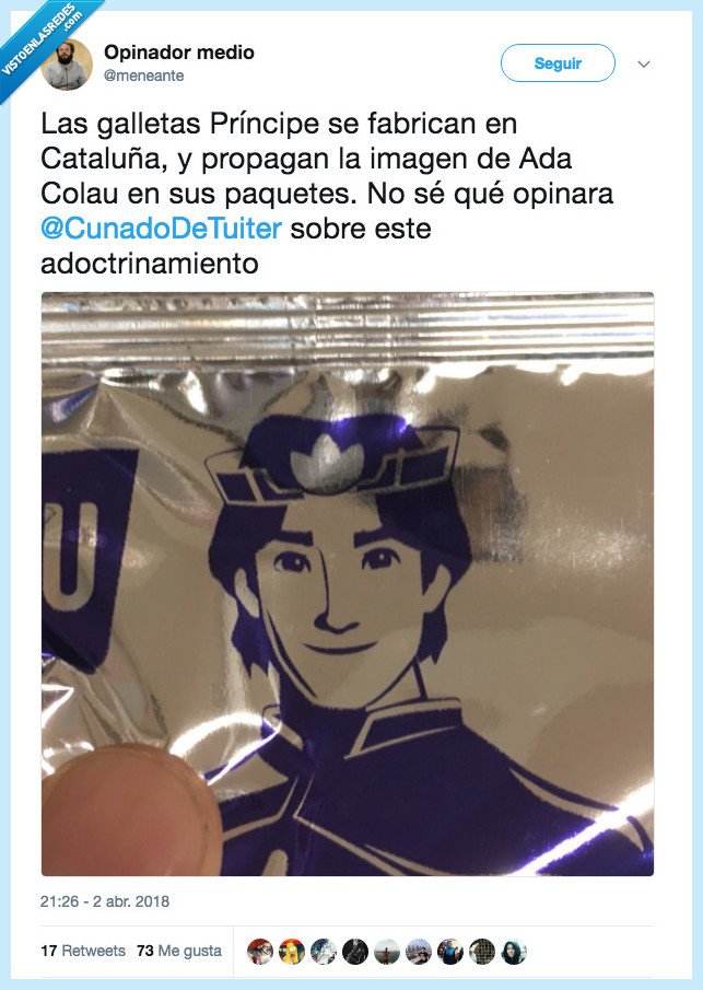 adoctrinado,galletas,príncipe