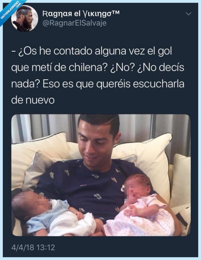 #ChilenaCr7 @RagnarelSalvaje