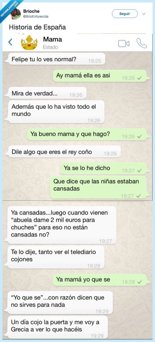 conversación,rey,sofía