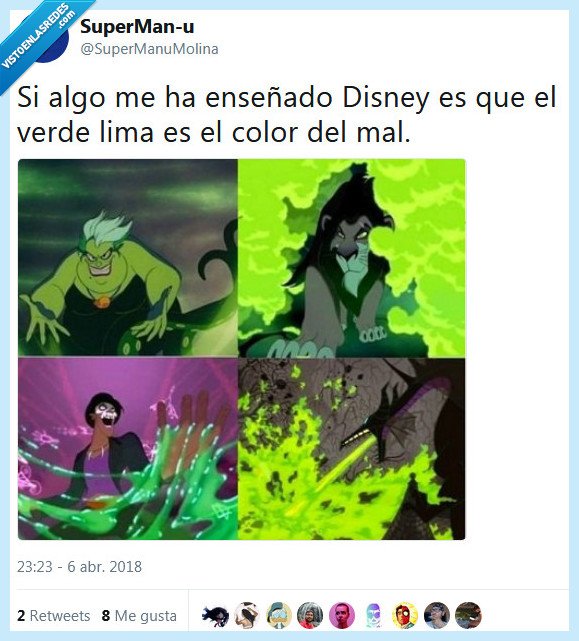 disney,villanos,verde lima