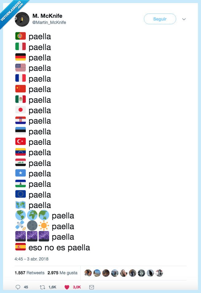 paella,idiomas,españa