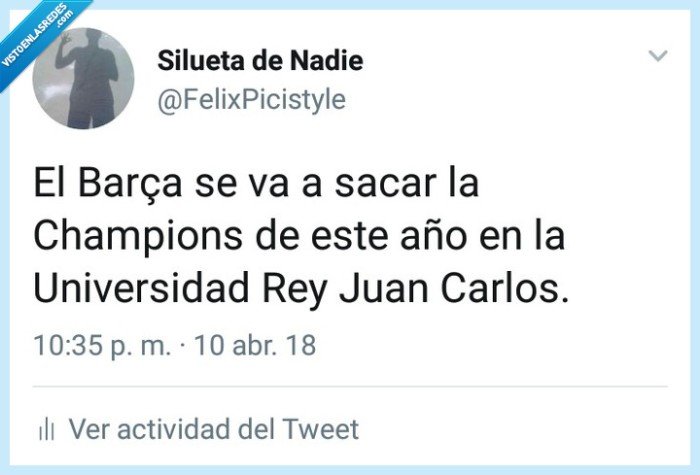 Champions,Barça,Barcelona,fútbol,humor,universidad