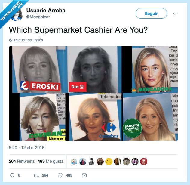 cifuentes,cajera,esperpento