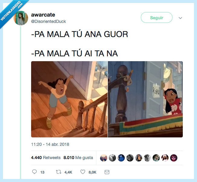 lilo,hermana,predecir