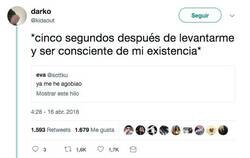 Enlace a Me ha dado el apechusque nada más levantarme, por @kidaout