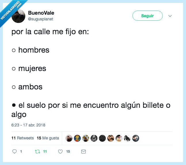 calle,suelo,dinero,mirar