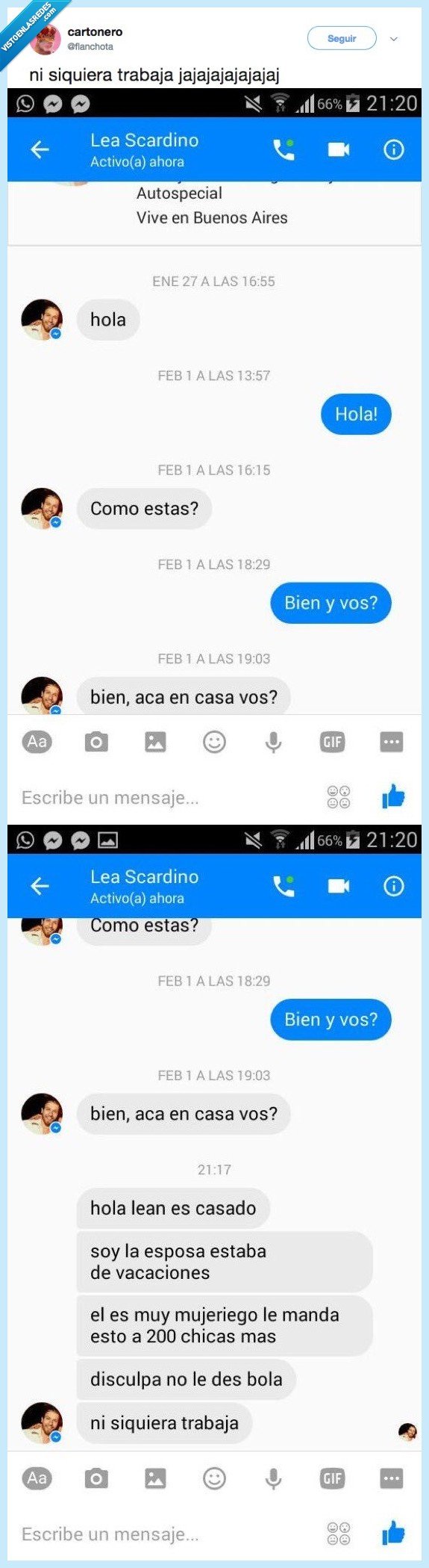 trabajar,facebook,marido,ligar