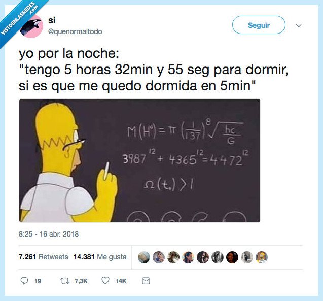 486699 - El problema es que nunca te duermes a la primera, por @quenormaltodo