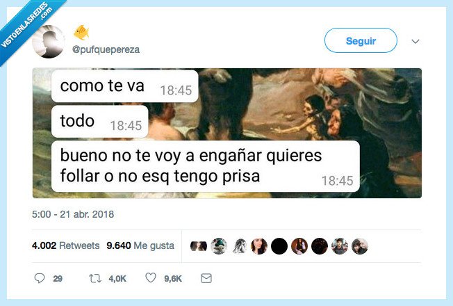 paños calientes,engañar,prisa