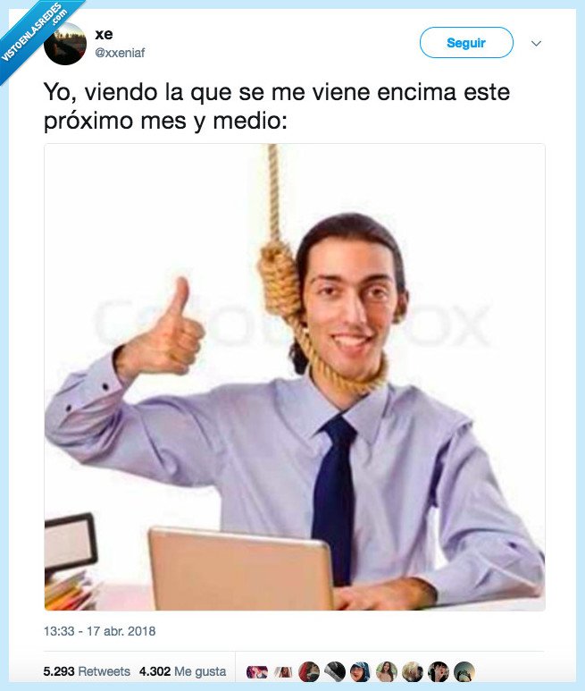 exámenes,vuelta,esquina