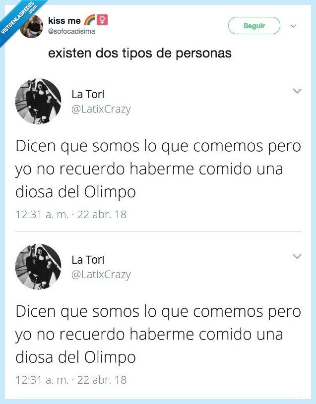 dos tipos de persona,quien eres