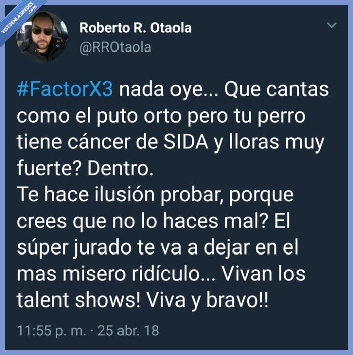 Reality,Factor X,cantar,ridículo,talent