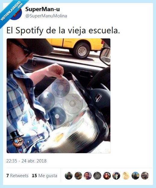 spotify,vieja escuela,cd