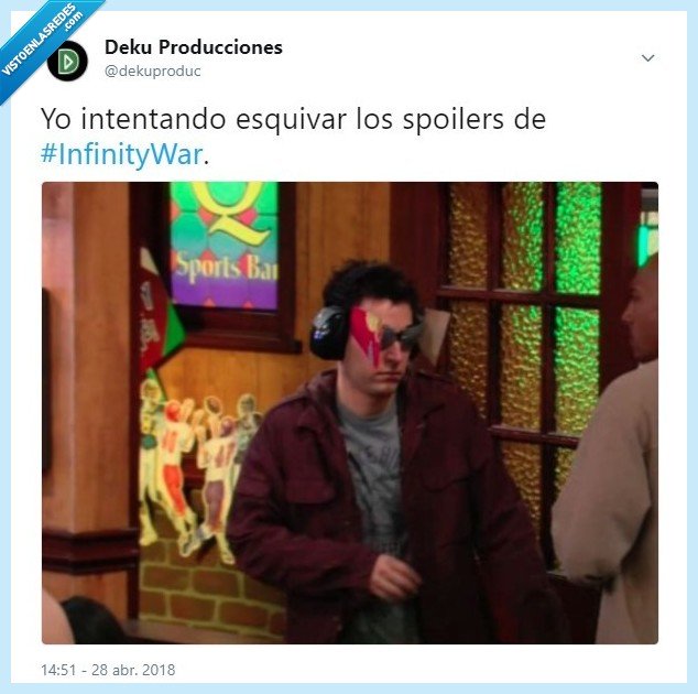 spoilers,infinity war,infinity,war,vengadores,evitar,ted mosby,ted,mosby,spoiler